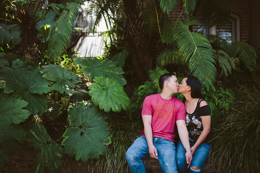 San Francisco playful engagement photography in Potrero Hill by Becca Henry Photography