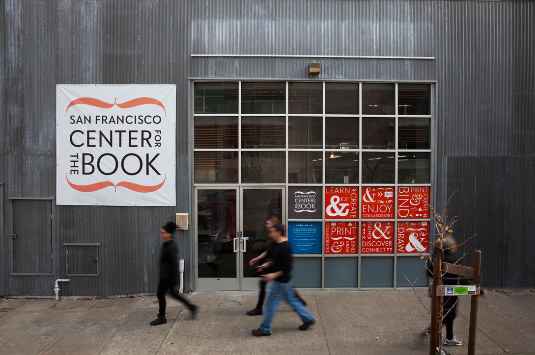 Visual branding for San Francisco Center for the Book- by Becca Henry Photography