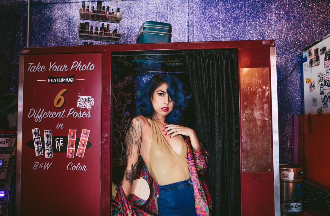 Edgy fashion photography at the Beauty Bar in San Francisco by Becca Henry Photography