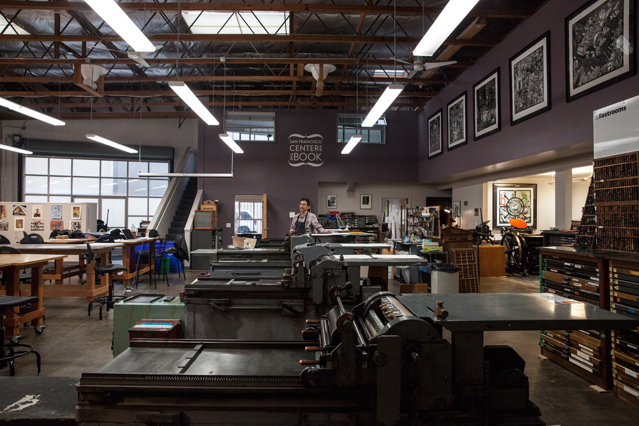 Becca Henry Photography- Visual Branding in San Francisco for San Francisco Center for the Book- letterpress