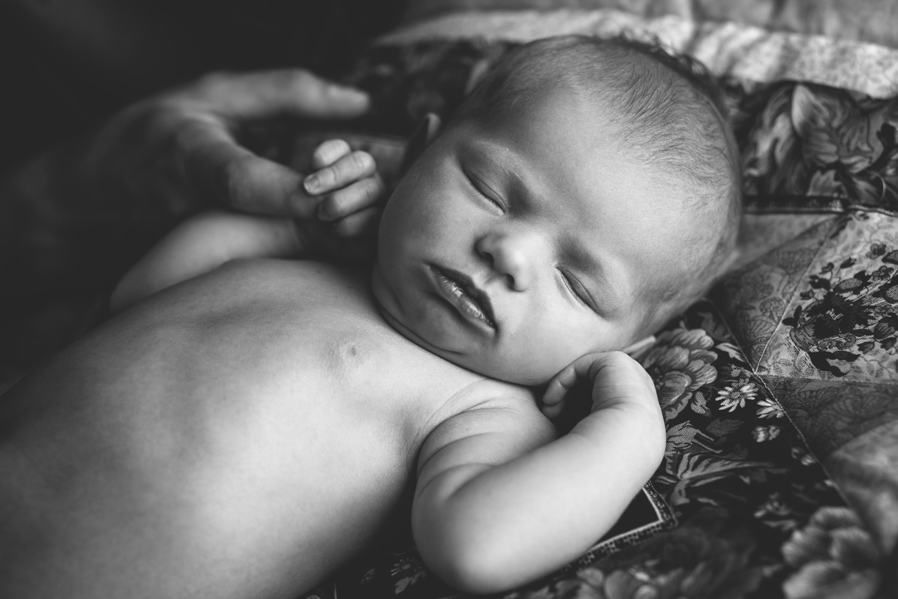 Becca Henry Photography - Newborn Photography in Oakland- sweet photo of sleeping newborn